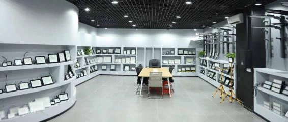 Lighting product showroom from the supplied catalogue